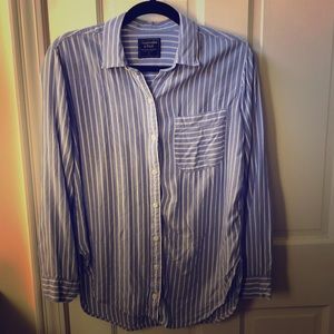 Striped button up shirt